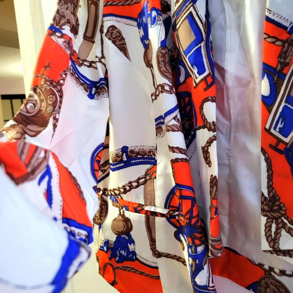 Cropped Patterned Jacket - Picture 3 of 5